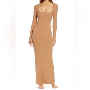 Skims Soft Lounge Long Sleeve Dress